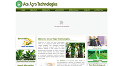 Desktop Screenshot of aceagrotech.com