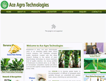 Tablet Screenshot of aceagrotech.com